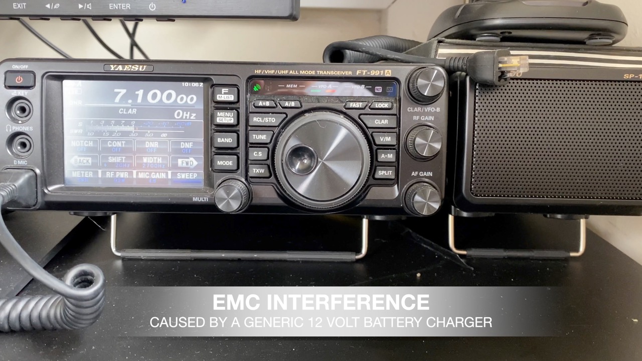 Battery charger EMC interference